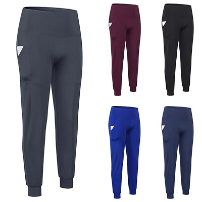 #ad Women High Waist Pants Sports Cycling Running Yoga Fitness Stretch Trousers $20.99