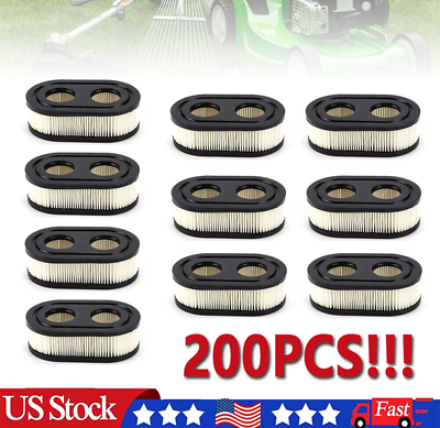 #ad 200Pcs Air Filter For Briggs amp; Stratton 798452 593260 5432 5432K Lawn Mower $358.66