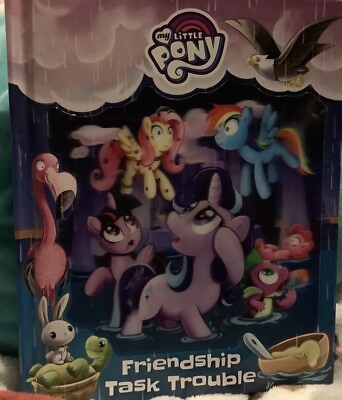 #ad #ad My Little Pony MLP Friendship Task Trouble Picture Kids Book AU $19.95