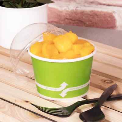 #ad Karat 8oz Food Containers Green 95mm 1000 ct C KDP8 GREEN $75.66