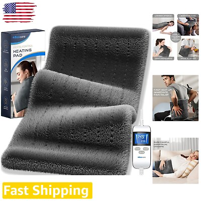 #ad Fast Heat Up Digital Heating Pad for Full Body Pain Relief 6 Settings $46.99