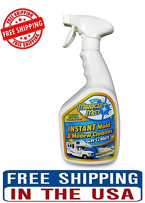 #ad New MiracleMist Instant Mold and Mildew Spray Remover for RV and Boat#x27;s 32 oz. $14.29