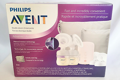 #ad NEW PHILIPS AVENT Advanced Double Electric Breast Pump SCF393 71 $139.95