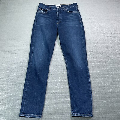 #ad Agolde Jeans Women 27 Blue High Rise Nico Slim Fit Skinny Classic Button Fly $54.99