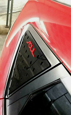 #ad FOR Kia Soul Red Emblem Logo C Pillar Quarter Window Glass Cover Plate 2018 $54.86