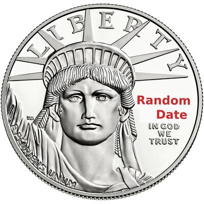 #ad #ad 1 oz Platinum American Eagle Coin $100 BU Random Date #A583 $1135.73