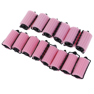 #ad 6 8Pcs Sponge Foam Cushion Diy Hair Styling Rollers Curlers Makers Twist To ❤TH $7.82