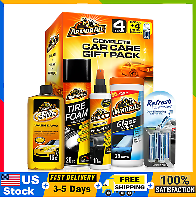 #ad Complete Car Care Kit 4 Pieces Car Cleaning Armor All Brand $24.99