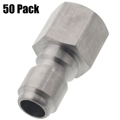 #ad 50 Erie Tools Pressure Washer 3 8quot; Female NPT Quick Connect Plug Steel Coupler $119.99