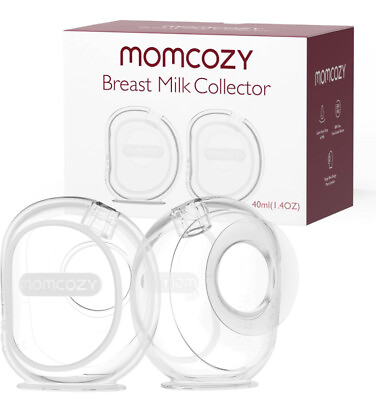 #ad Momcozy Breast Milk Collector for Pea Breastfeeding Milk Pump 75ml 2 Pack $16.99