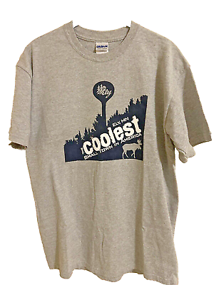 #ad Ely MN COOLEST SMALL TOWN IN AMERICA Novelty Graphic Print TShirt Adult Sz Med $14.95