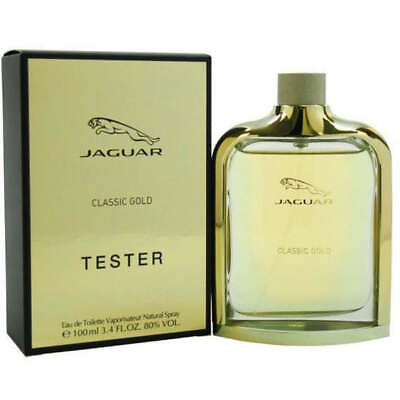 #ad Jaguar Classic Gold by Jaguar Cologne 3.4 3.3 oz Men edt NEW Tester $14.38