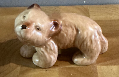 #ad #ad Vintage Sylvac Bear Cub Model 1423 Beige Sylvac Bear Cub Collectible GBP 30.00