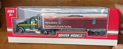 #ad Menards “Tool Box” Plastic Denver Models Semi Hauler New in Box #279 4358 $12.99