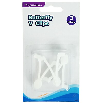 #ad #ad Pool Central 3 EZ Quick Snap Replacement Butterfly Clips Pool Pole Attachments $10.99