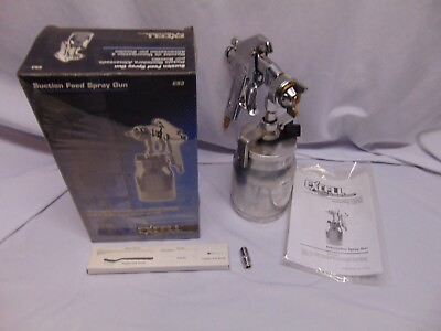 EX Cell devilbiss suction feed spray gun ES3 in box sprays Enamel Latex Lacquer #ad $19.99