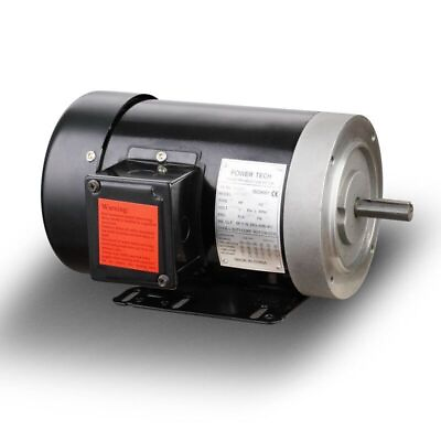 #ad 2 HP Electric Motor 3 Phase 56C Frame 1800 RPM TEFC 208 230 460 Volt $199.99