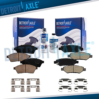 #ad Front and Rear Ceramic Brake Pad Kit with Hardware for 2010 2016 Cadillac SRX $56.43