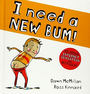 #ad I Need a New Bum board book The New Bum Series by McMillan Dawn Book The $10.35