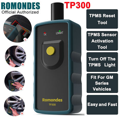 #ad ROMONDES TP300 TPMS Relearn Tool Auto Tire Pressure Reset Tool For GM Vehicles $9.99