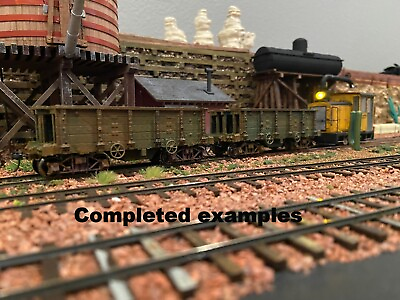 #ad On30 16#x27; Drop Bottom Ore Cars 2 Cars designed for On30 Bachmann Trucks #29901 $26.00