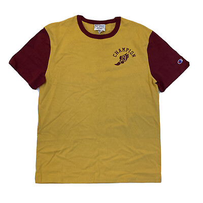 #ad Champion Men’s 100%AUTHENTIC S S Tshirt size Medium multicolor Logo $34.99