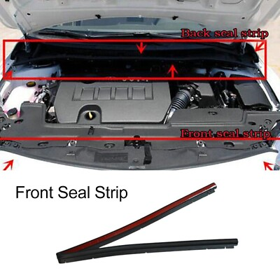 #ad Car Front Engine Hood Sealing Strip Weatherstrip Rubber For Toyota Corolla 07 13 $19.18