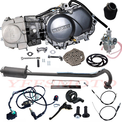 #ad Lifan 125cc Engine Motor Full Kits for Pit Pro Dirt Bike CT70 CT110 CRF50F 140cc $33.89