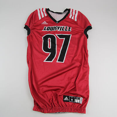 #ad Louisville Cardinals adidas Practice Jersey Football Men#x27;s Red Used $10.00
