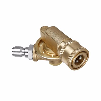 #ad Pressure Washer Spray Nozz 1 4 Inch Quick Connecting Pivoting Coupler 240 Degree $16.98