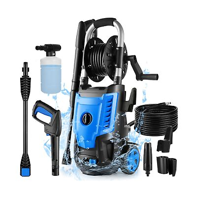 #ad Suyncll Electric Pressure Washer with Hose Reel 3.5 GPM Power Washer SY 3500... $118.82