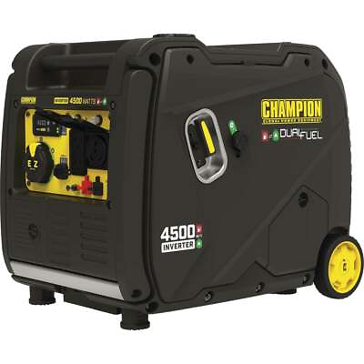 #ad Champion 4500W Dual Fuel Electric Recoil Inverter Generator with Quiet $1206.67