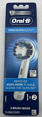 #ad #ad Oral B Precision Clean Replacement Brush Heads 2 Count $9.95