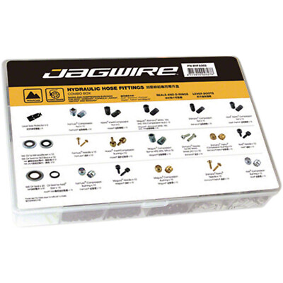 #ad Jagwire HyFlow Fittings Combo Box Disc Brake Hose Parts Compression Nuts Needles $203.07