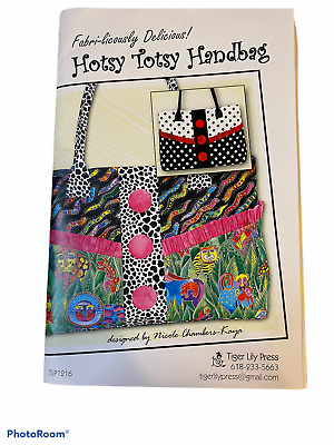 Tiger Lily Press Sewing Pattern Hotsy Totsy Handbag 2 Fun Bags Purses $10.28