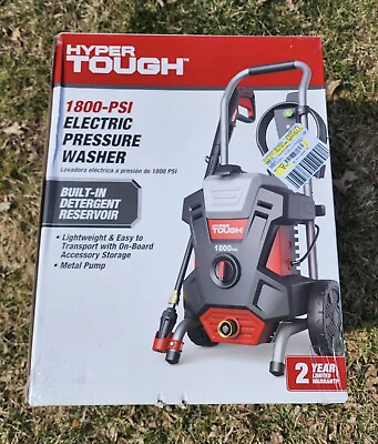 Hyper Tough ABW VDC 1800A Brand Electric Pressure Washer 1800PSI #ad $124.95
