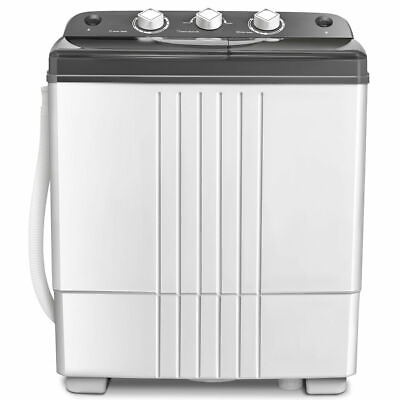 #ad 20lbs Compact Mini Portable Twin Tub Washing Machine Washer Spain Spinner $169.99