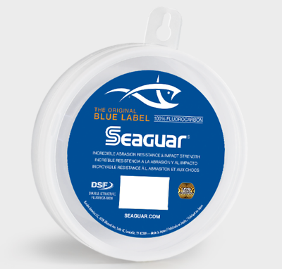 #ad Seaguar Blue Label Fluorocarbon Leader Clear Fishing Line 50 Yards Select Lb. $59.08