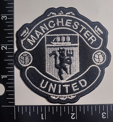 #ad Manchester United Team Original Iron Sew On Embroidery Patch Est. 3quot; $12.75