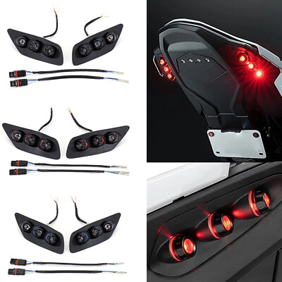 #ad Motorcycle Turn Signals Light For BMW S1000RR 2020 2022 LED Turn Signal Blinkers $139.59
