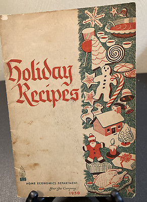 #ad READ DESCRIP Vtg 1950 Holiday Recipe Cookbook Columbia Gas Pittsburgh Keystone $22.58