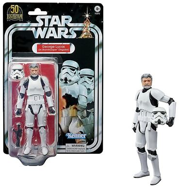 #ad George Lucas in Stormtrooper Disguise Star Wars The Black Series 6 Inch Action $24.99