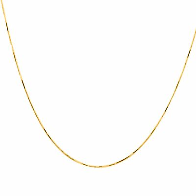 #ad Snake Chain Necklace Simply In 10K Yellow Gold Plated Sterling Silver $325.50