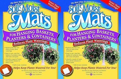 #ad #ad Soil Moist water reducing Mats for Flowers Plants Bamboo 2 6pc sets per $18.95