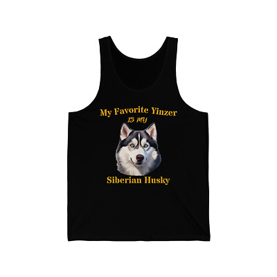 #ad My Favorite Yinzer is My Siberian Husky Tank Top Free Shipping $22.00
