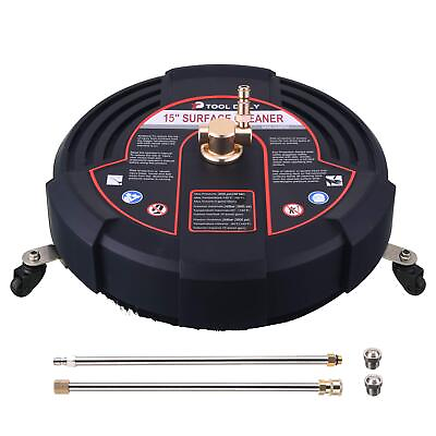 #ad Tool Daily 15 Inch Pressure Washer Surface Cleaner Attachment with Wheels wit... $84.69