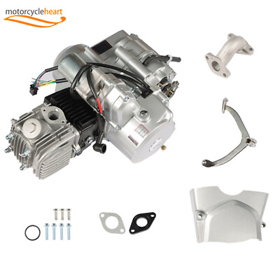 4 stroke 125cc ATV Engine Motor 3 Speed Semi Auto w Reverse Electric Start US #ad #ad $161.50