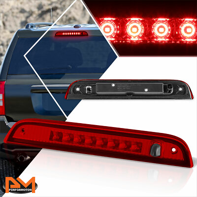 For 07 17 Jeep Patriot Full LED Third 3RD Tail Brake Light Rear Stop Lamp Red #ad $37.51