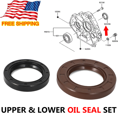 #ad Upper amp; Lower Oil Seal For Kawasaki FH531V FH541V FX691V 92049 7010 amp; 92049 7028 $13.99