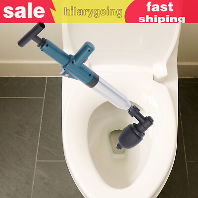 #ad Powerful Home Toilet Plunger Air Drain Blaster Sink Dredge Cleaner High Pressure $31.59